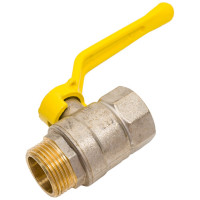 Шаровой кран LD Pride латунь никель газ Ду25 Ру40 ВР/НР 007-8049 537167