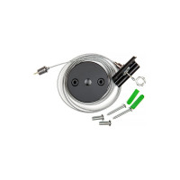Подвес для шинопровода General Lighting Systems, 1ф. G-1-H-IP20-B, черный 580906
