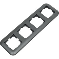 4-постовая рамка OVIVO Loft дымчатый 404-110011-228