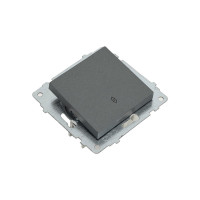 Проходной 1-клавишный переключатель OVIVO Loft дымчатый 600-000211-209