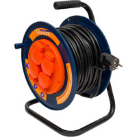 Силовой удлинитель Glanzen на катушке 4 гн. ПВС 3x2,5 IP44 арт. EC-30-011 00-00006573