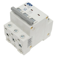 Автоматический выключатель ETP 3P 10А тип C 4,5 кА 11315