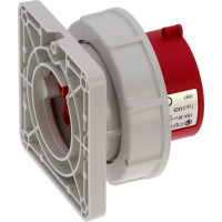 Встраиваемая вилка INPIN 16A/400V/3P+N+E/IP67, фланец 86x86 CA829