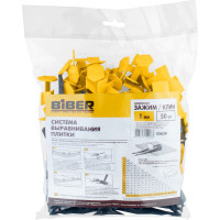 Комплект свп зажим флажок и клин 1 мм по 50 шт Biber 55639 тов-215921