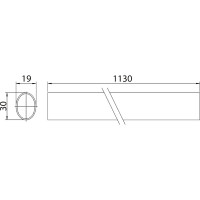 Балка для механизма PD800FR-BAR Doorlock матовая нержавеющая сталь, 1130 мм 75424