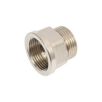 Переходник под ключ STOUT Sft-0073-003434 вн никелированный 3/4"x3/4" RG0091E4GDDAT9