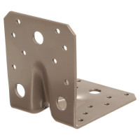 Перфорированный уголок ALBERTS DURAVIS усиленный, бежевый, 105x105x90х3 мм 300562
