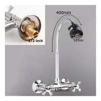 Настенный смеситель для кухни D-Lin хром D142808-T