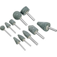 Набор шарошек абразивных для дрели (ПШМ), 63с, 10 шт Denzel 76028