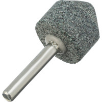 Шарошка абразивная, конус, для дрели, 25x25 мм, хвостовик d6 мм, 63с Denzel 76021