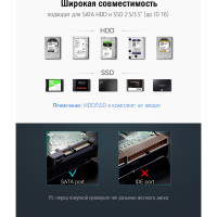 Внешний корпус для HDD 3.5, Ugreen USB 3.0 50422