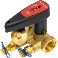 Балансировочный ручной клапан БРОЕН с дренажем v стандартной пропускной способности резьбовой dn 020s pn 25 kvs=4,4 м3/ч RG008N1UU1STB5