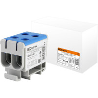 Вводная силовая клемма TDM ELECTRIC КВС 4 ввода, 6-50 кв. мм, синяя SQ0833-0102