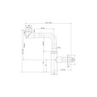 Металлический сифон для раковины Wellsee Drainage System 182124000
