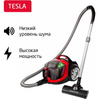 Пылесос ARNICA Tesla с циклонным фильтром красный ET14310