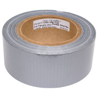 Монтажный скотч SV Tapes TPL S, 50 мм, 50 м, серебристый, армированный полиэфирной сеткой DTS150001