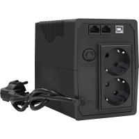 Источник бесперебойного питания ExeGate Power Back BNB-1000.LED.AVR.2Schuko, RJ45 11, USB, Black 292786