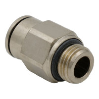 Фитинг с цанговым зажимом и уплотнительным кольцом CAMOZZI 6512 6-1/4 50-6512-0657