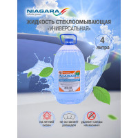 Жидкость омывания стекол NIAGARA 4 л, летняя 001006010008