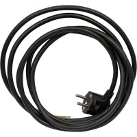 Сетевой шнур Мастер Тока ПВСбм 3x1,5 черный 10а с заземлением 3м угловая вилка СШ0029
