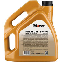Моторное масло MOZER Premium SAE 5w-40 API SN/CF, канистра 4 л 4636250