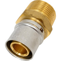 Переходник с наружной резьбой STOUT 1х26 прессовой SFP-0001-000126 RG008S95VRRCCD