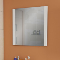 Зеркало Dreja eco Uni 65, белое 99.9004