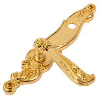 Дверная ручка на длинной накладке GENESIS RIZO S. GOLD OL 940000000411
