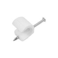 Скоба крепежная ЕВРОПАРТНЕР белая SC 10-14 20 шт. 3 0834 4