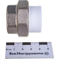 Комбинировання разъемная муфта TEBO PPR O-ring 25x1" ВР 015022006