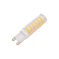 Светодиодная лампа Jazzway PLED-G9 9Вт капсульная 2700К теплый белый G9 590лм 175-240В пластик d16х60мм 5001039
