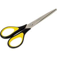 Офисные ножницы INFORMAT металл, 190 мм, прорезиненные, анатомические ручки SO1905