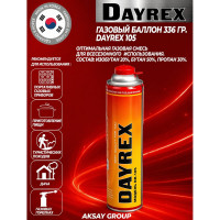 газовый баллон 336 гр., КОРЕЯ DAYREX 105 арт 890101