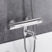 Термостатический смеситель для ванной - душа Damixa Scandinavian Pure хром 363000000