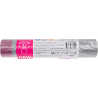 Мешки для мусора Fun Clean 35 л, 15 шт., стальные, суперпрочные, с тесьмой для затягивания 16757