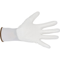 Нейлоновые перчатки с полиуретановым покрытием Gward белые, р.XL 12 пар PU1001W/XL