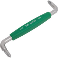 Двухсторонняя отвертка TOPTUL крест PH1xPH2 FBKA0102