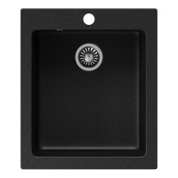 Кухонная мойка Teymi Helmi 50x42, черная матовая T120104 ЦБ-00266887