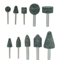 Набор шарошек абразивных для дрели (ПШМ), 63с, 10 шт Denzel 76028