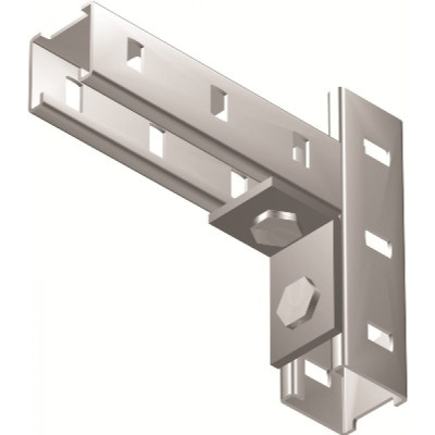 Одиночный горячеоцинкованный крепежный уголок DKC BMC1011HDZ