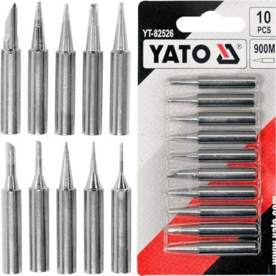 YATO Набор наконечников для паяльника 900m 10шт YT-82526