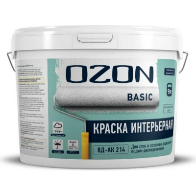 Интерьерная краска OZON BASIC С ВД-АК 214 ВД-АК-214С-13