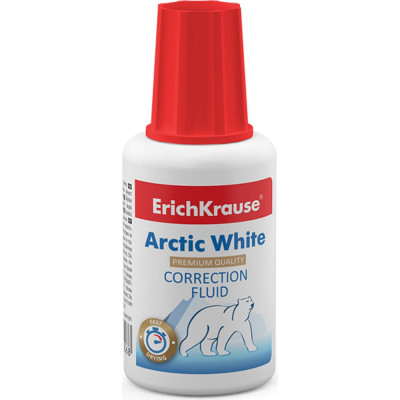 Корректирующая жидкость ErichKrause Arctic white 6