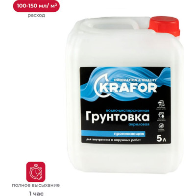 Универсальная проникающая грунтовка KRAFOR 27335