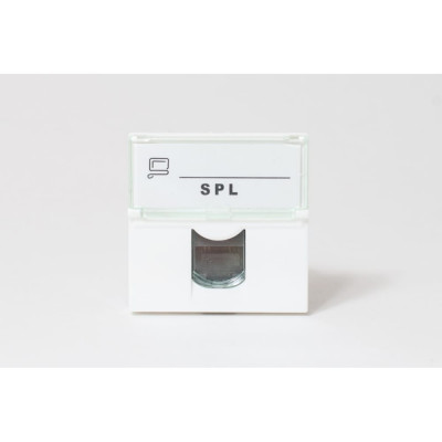 SPL Розетка информационная UTP 1хRJ45 45x45 cat.5е, 15 шт. 200007