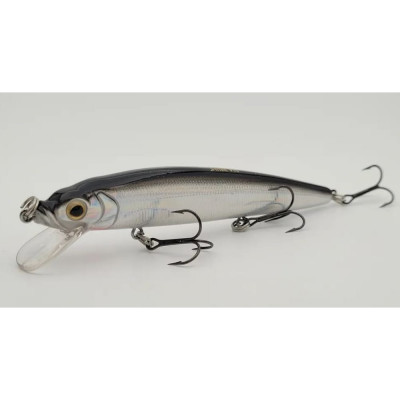 Strike Pro Alpha Minnow 115 цвет: A010-EP Black Back Silver EG-033FA010-EP EG-033FA010-EP EG-033FA010-EP