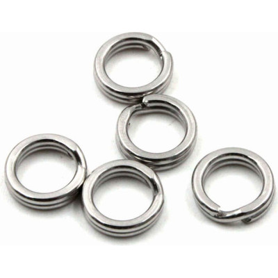 Namazu Заводное кольцо ring-a, цв. cr, р. 10 ( d=4,3 mm), test-3,5 кг (уп.10 шт) N-FT-RA10