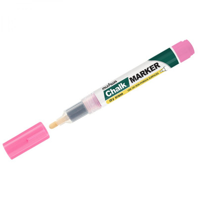 Munhwa Маркер меловой Chalk Marker CM-10 розовый, 3мм