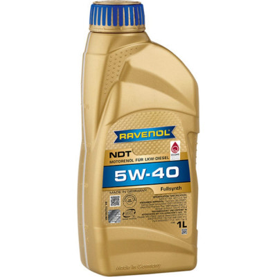 Моторное масло RAVENOL NDT SAE 5W-40, 1 л, new 1122103-001-01-999