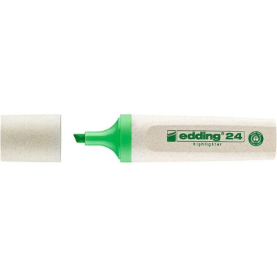 EDDING Текстовыделитель 24 EcoLine, скошенный наконечник, 2-5 мм Светло-зеленый E-24#11